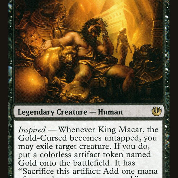King Macar, the Gold-Cursed 74/165 (Journey Into Nyx) 