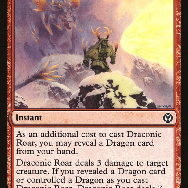 Draconic Roar 123/249 (Iconic Masters) 