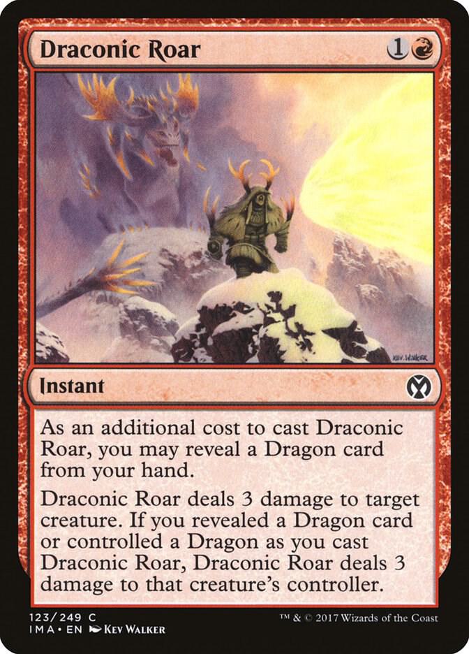 Draconic Roar 123 (Iconic Masters) 
