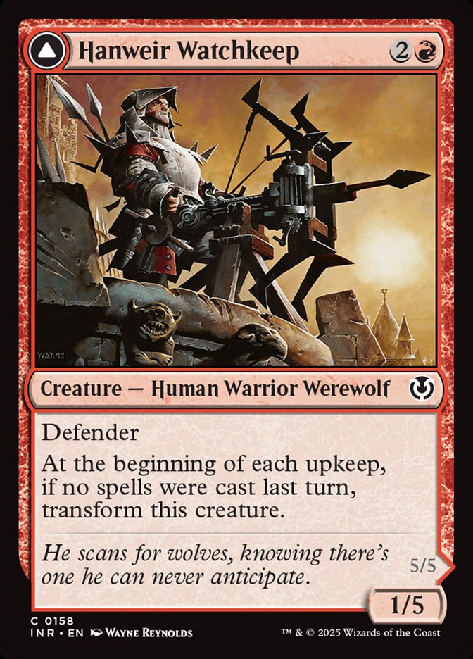 Hanweir Watchkeep // Bane of Hanweir 158/287 (Innistrad Remastered) 