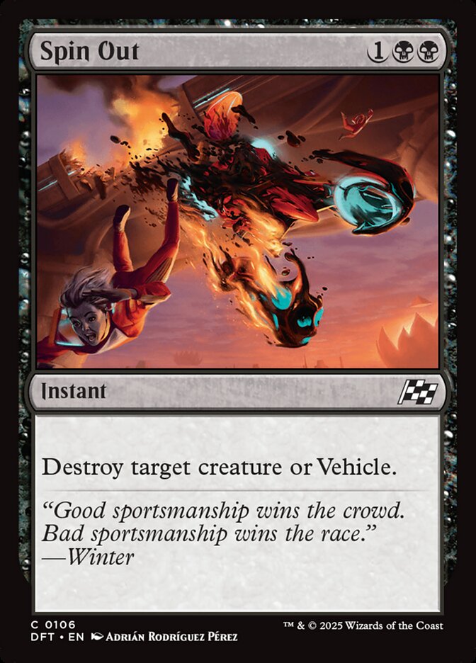 Spin Out 106/291 (Aetherdrift) 