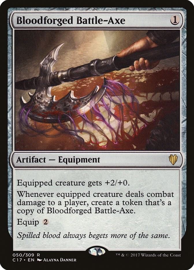 Bloodforged Battle-Axe 50/309 (Commander 2017) 