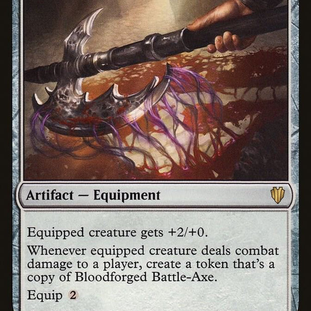 Bloodforged Battle-Axe 50/309 (Commander 2017) 