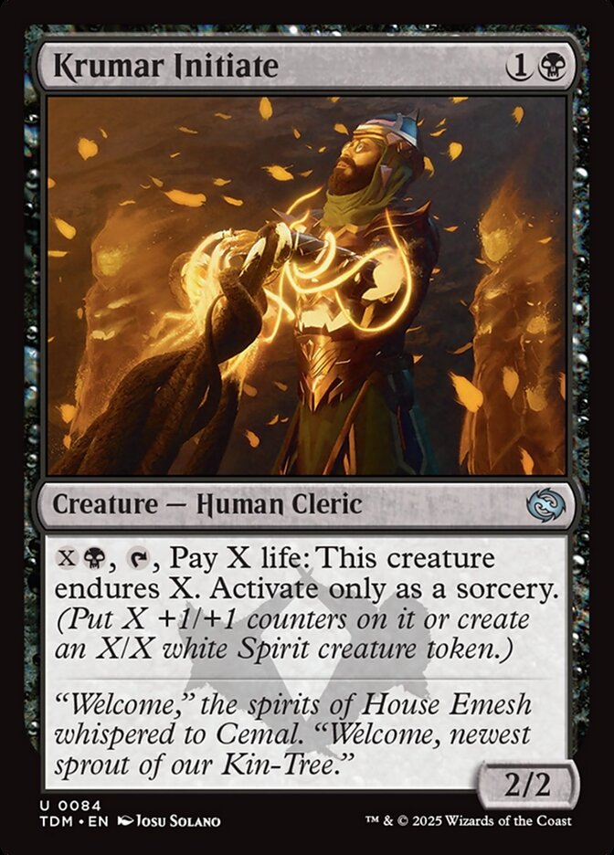 Krumar Initiate 84/291 (Tarkir: Dragonstorm) 