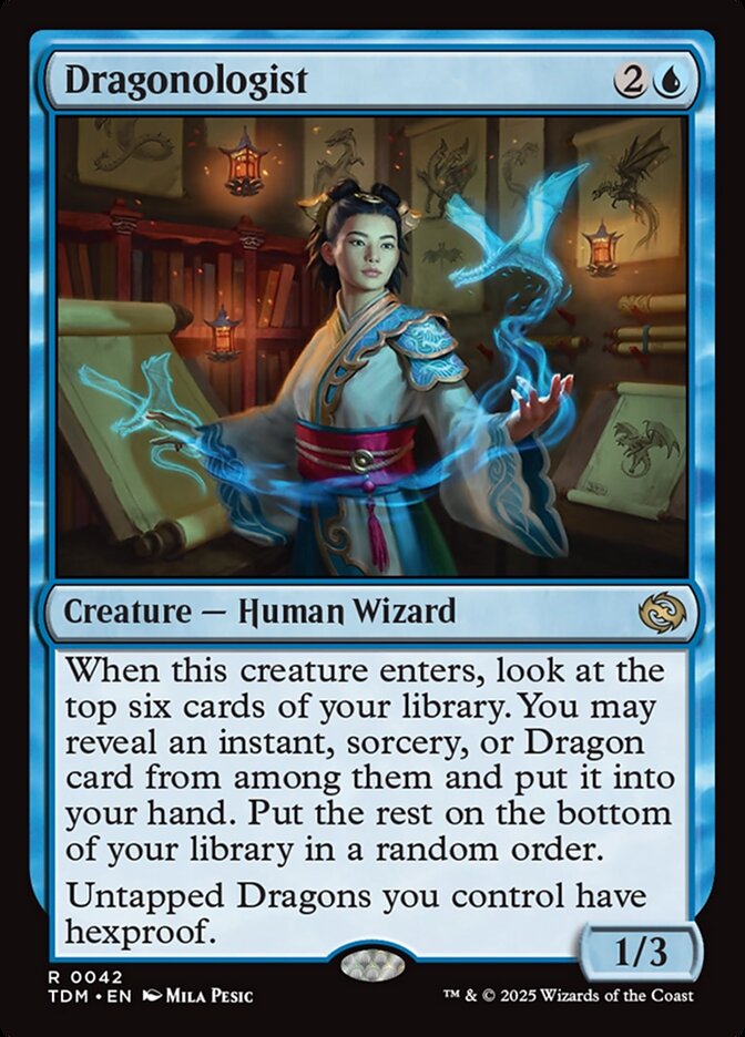 Dragonologist 42 (Tarkir: Dragonstorm)  - Foil