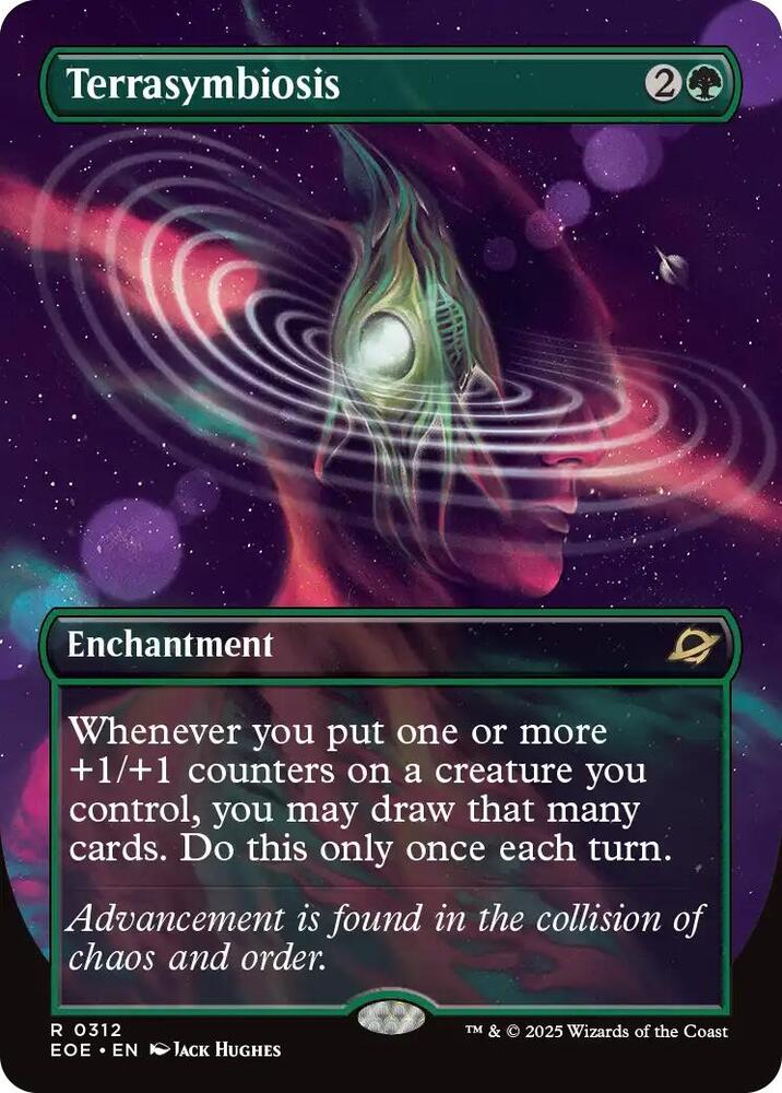 Terrasymbiosis  312/276 (Edge of Eternities)  - Borderless Foil