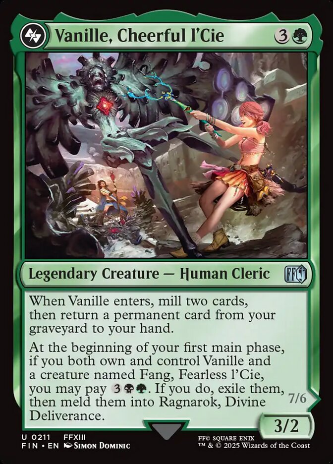 Vanille, Cheerful l'Cie 211 (FINAL FANTASY)  - Foil