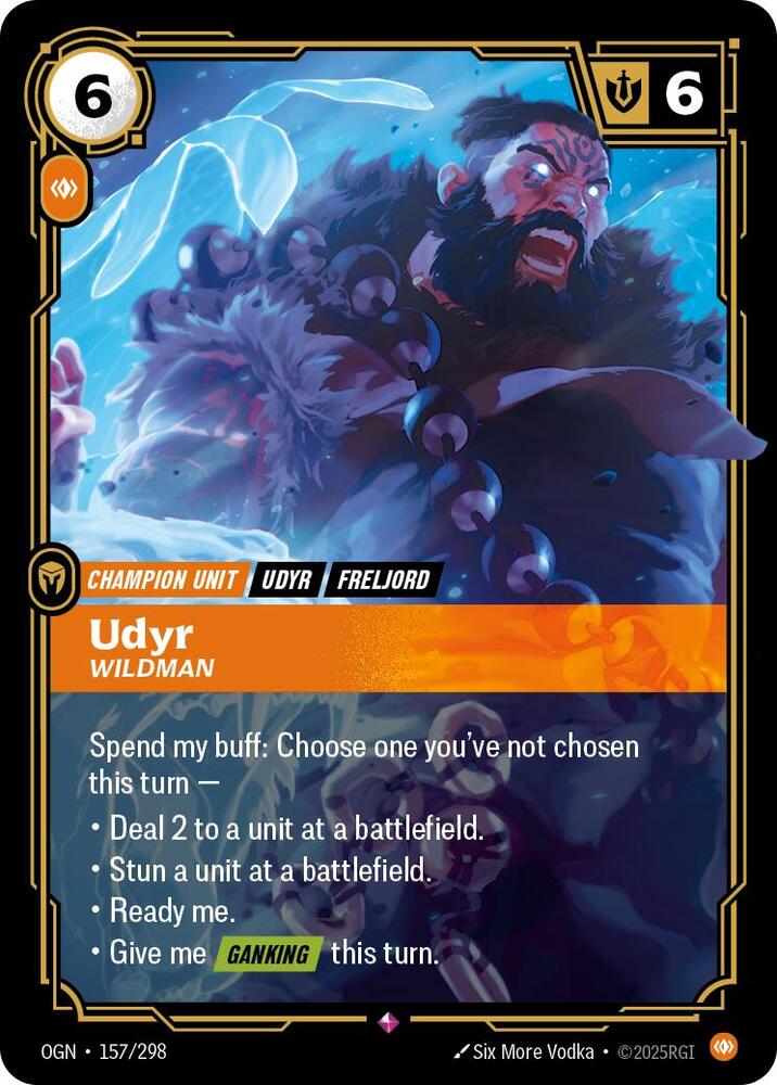 Udyr - Wildman 157/298 (Origins)  - Foil