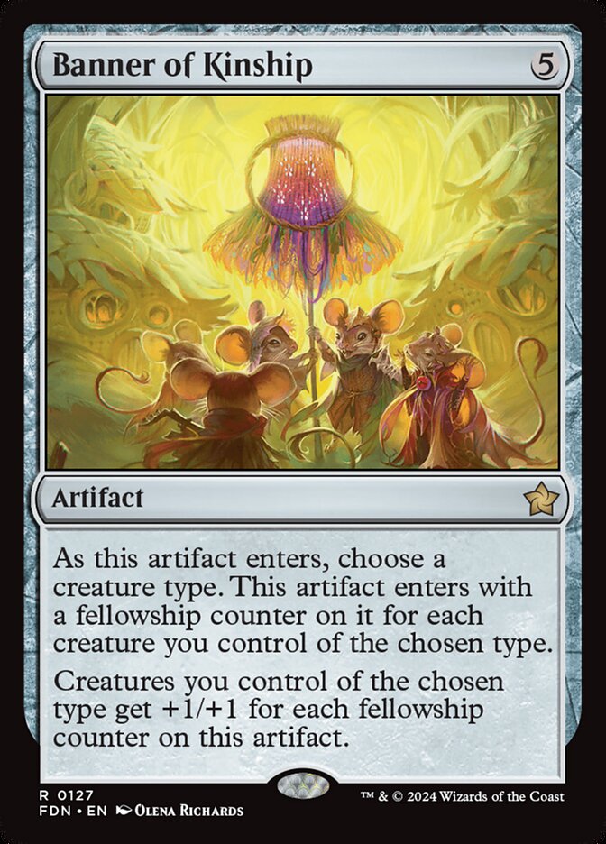 Banner of Kinship 127 (Foundations)  - Foil