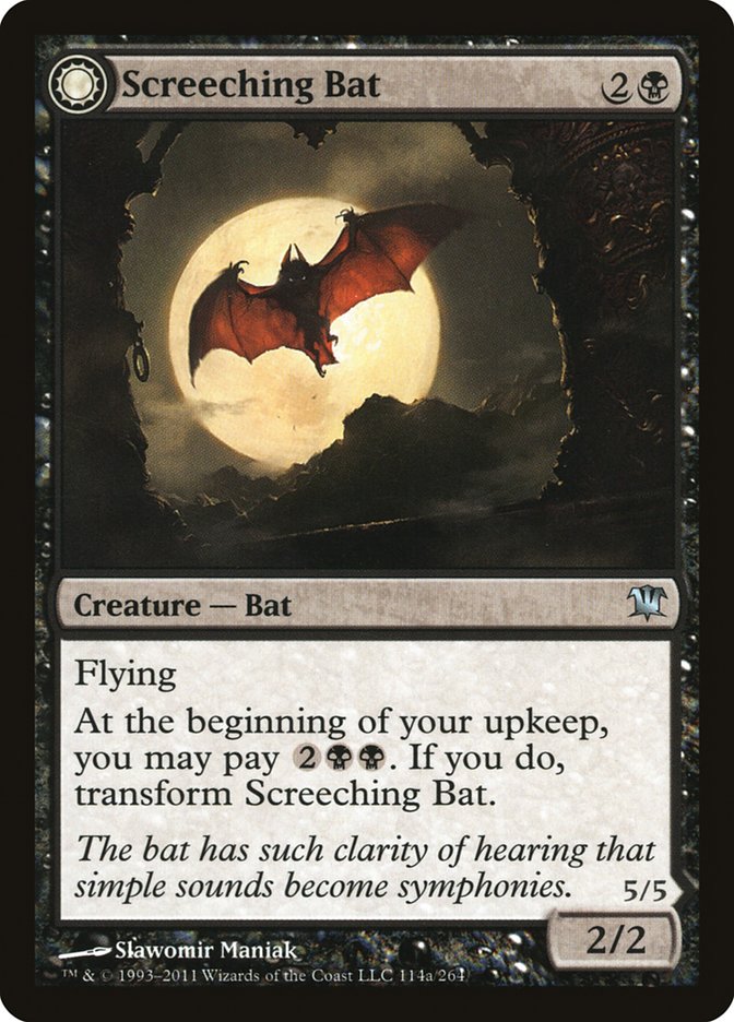 Screeching Bat // Stalking Vampire 114 (Innistrad) 