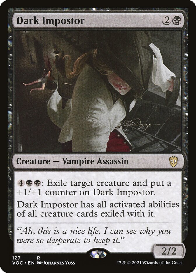 Dark Impostor 127/38 (Commander: Innistrad: Crimson Vow) 