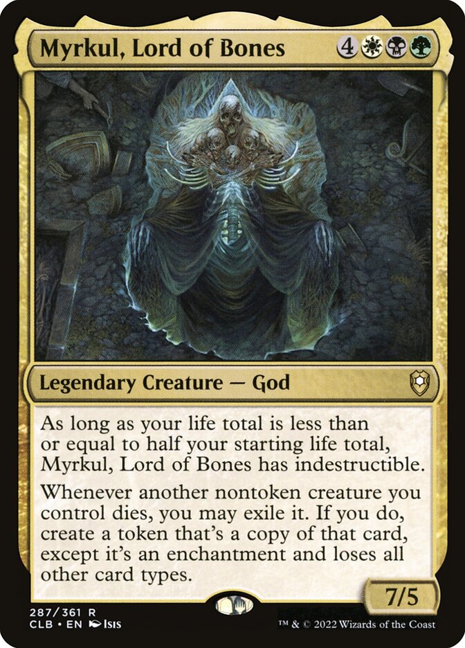 Myrkul Lord of Bones 287 (Commander Legends: Battle for Baldur's Gate) 