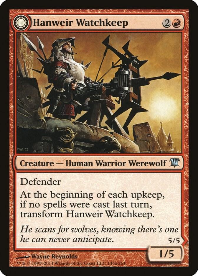 Hanweir Watchkeep // Bane of Hanweir 145/264 (Innistrad) 