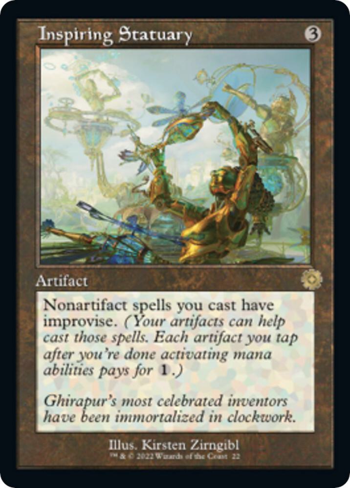 Inspiring Statuary 22/63 (The Brothers' War: Retro Frame Artifacts) 