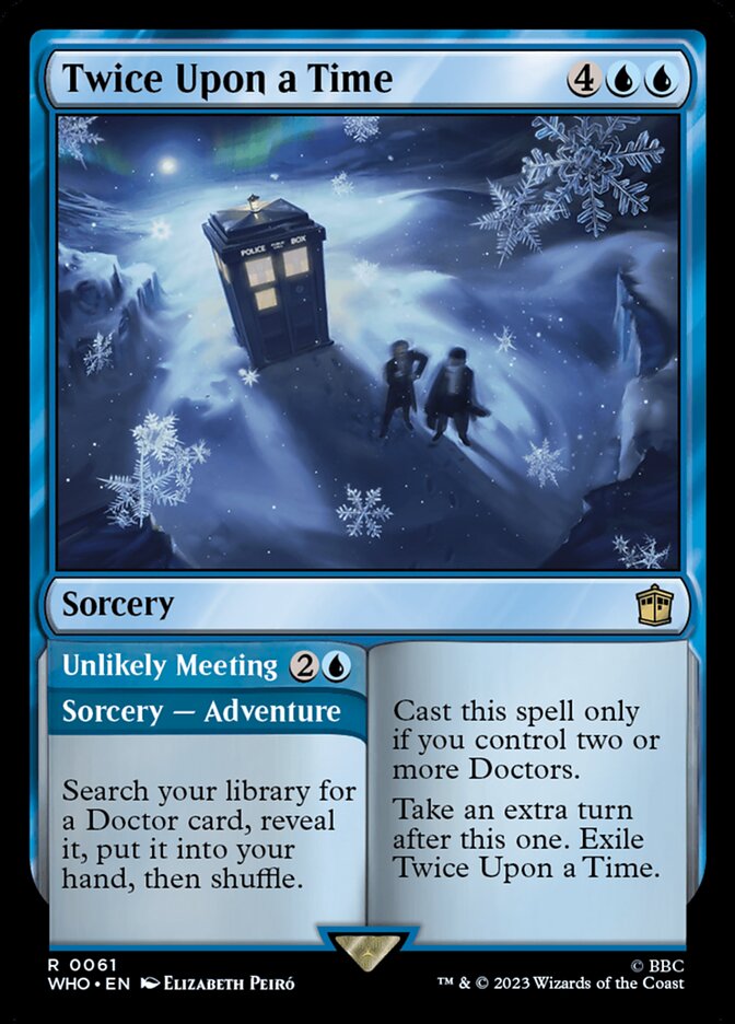 Twice Upon a Time // Unlikely Meeting 61/331 (Universes Beyond: Doctor Who)  - Foil