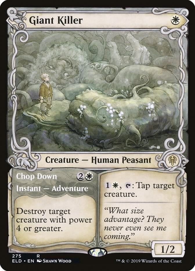 Giant Killer // Chop Down 275/269 (Throne of Eldraine)  - Showcase