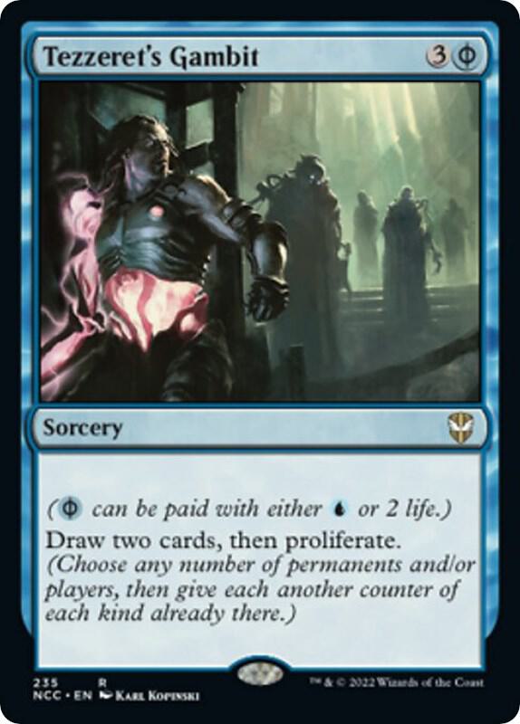 Tezzerets Gambit 235/93 (Commander: Streets of New Capenna) 