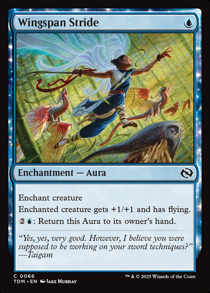 Wingspan Stride 66/291 (Tarkir: Dragonstorm)  - Foil