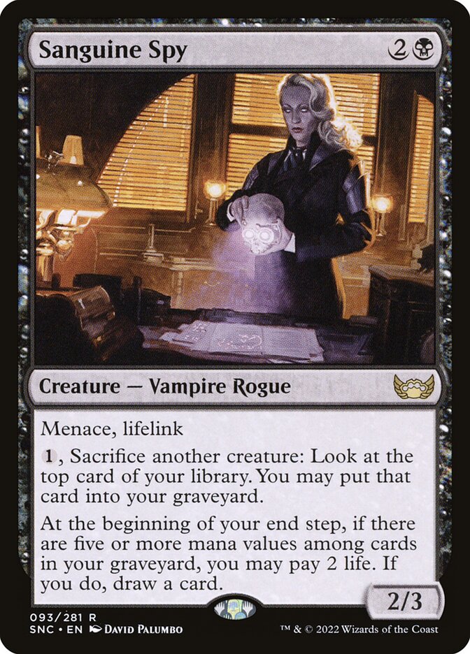 Sanguine Spy 93/281 (Streets of New Capenna) 