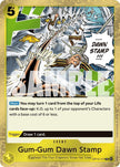 Gum-Gum Dawn Stamp OP13-117 (Carrying On His Will)  - Foil