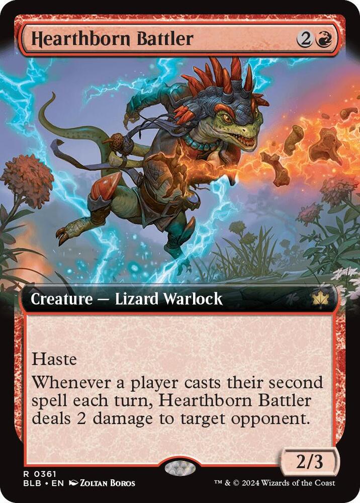 Hearthborn Battler 361/281 (Bloomburrow)  - Extended Art