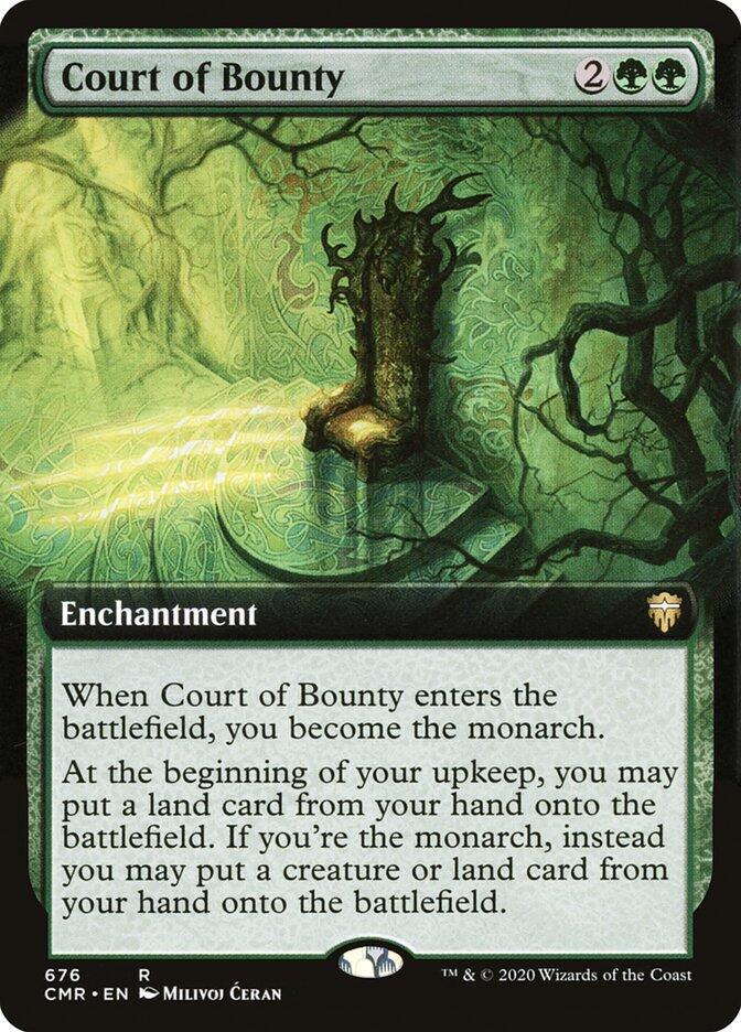 Court of Bounty 676/361 (Commander Legends)  - Extended Art