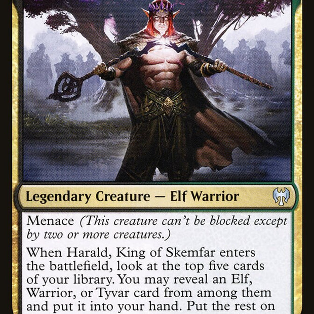 Harald, King of Skemfar 212/285 (Kaldheim)  - Foil