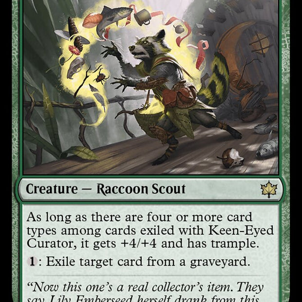 Keen-Eyed Curator 181 (Bloomburrow)  - Foil