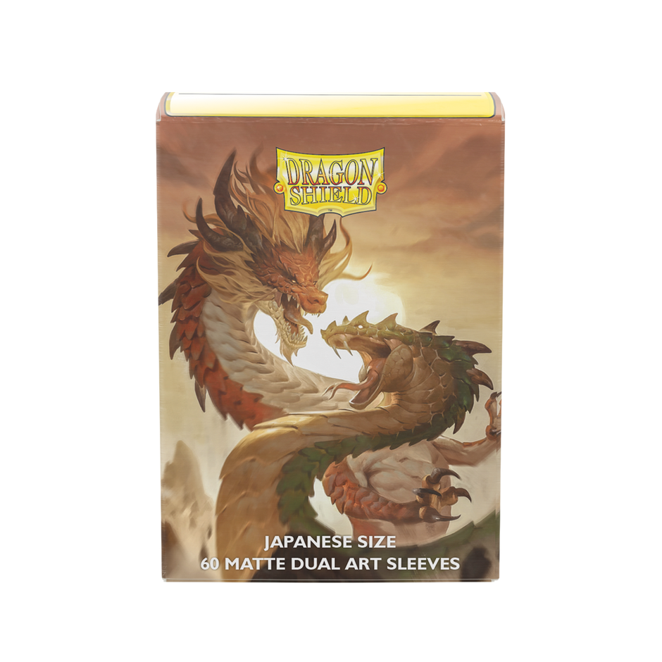 Dragon Shield: Japanese Size 60ct Art Sleeves - Wood Snake 2025 (Dual Matte)