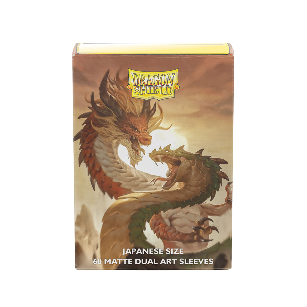 Dragon Shield: Japanese Size 60ct Art Sleeves - Wood Snake 2025 (Dual Matte)