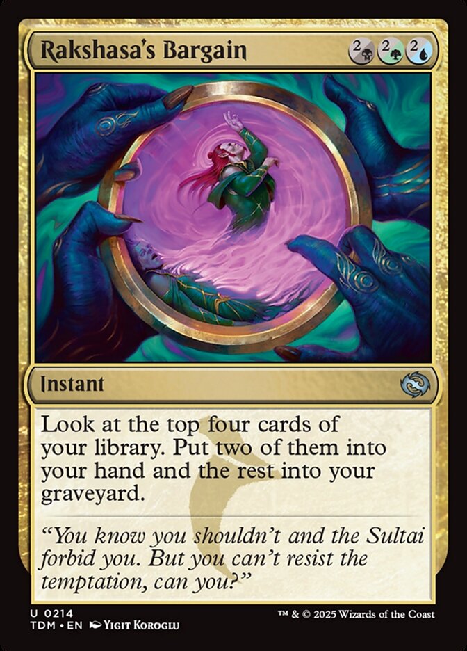 Rakshasa's Bargain 214/291 (Tarkir: Dragonstorm) 