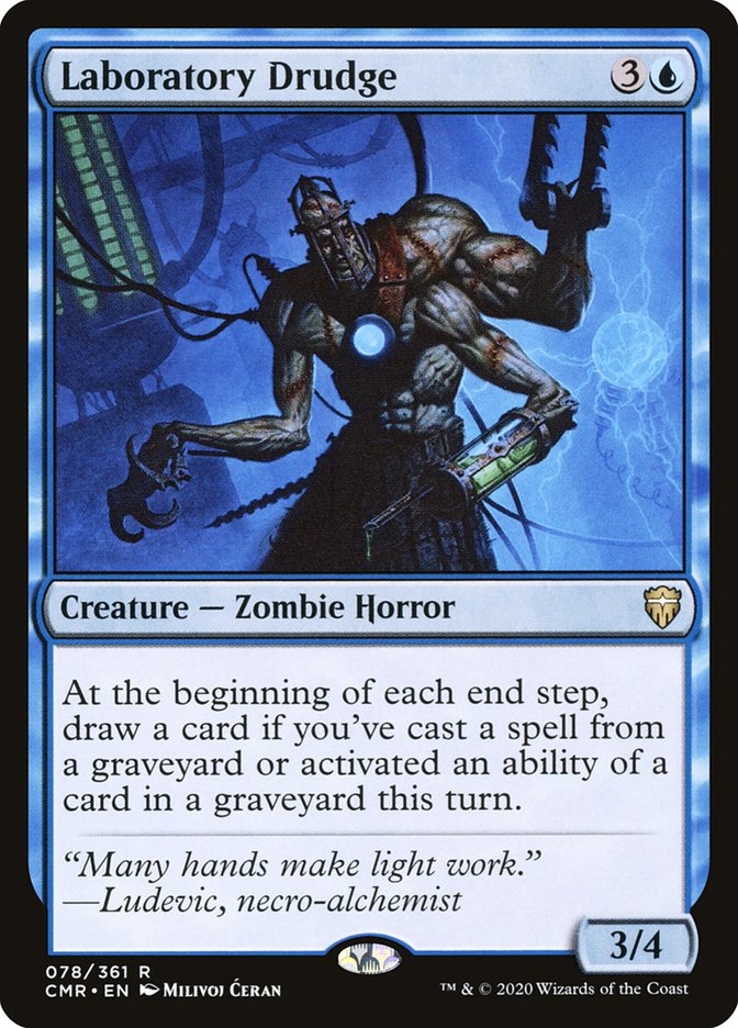 Laboratory Drudge 78/361 (Commander Legends)  - Foil