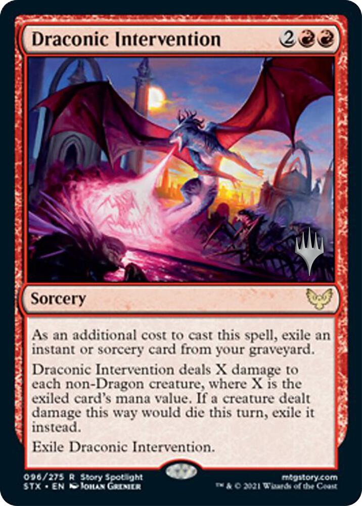 Draconic Intervention 96p/180 (Promo Pack: Strixhaven) 