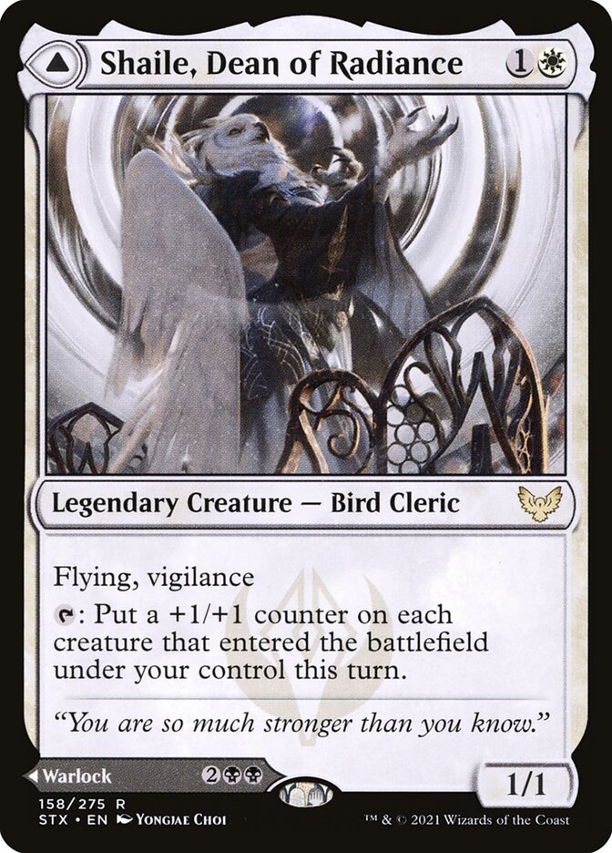 Shaile, Dean of Radiance // Embrose, Dean of Shadow 158/275 (Strixhaven: School of Mages) 