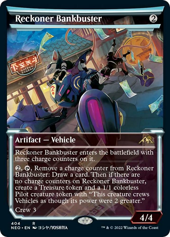 Reckoner Bankbuster 404/302 (Kamigawa: Neon Dynasty)  - Showcase