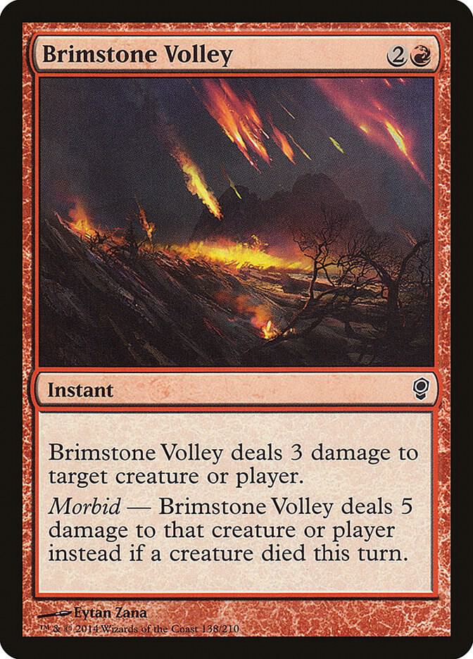 Brimstone Volley 138/210 (Conspiracy) 