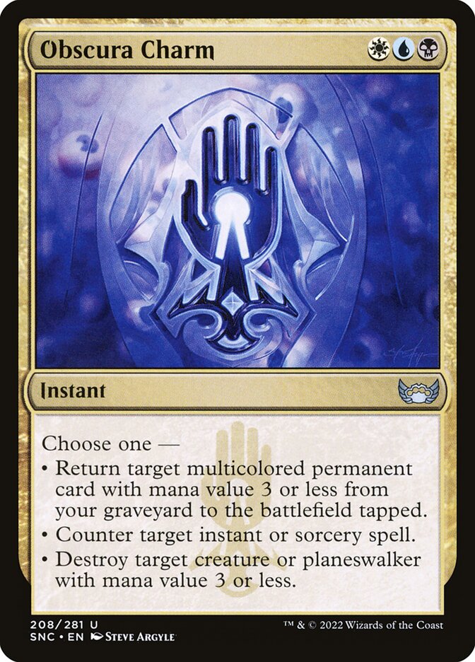 Obscura Charm 208/281 (Streets of New Capenna) 