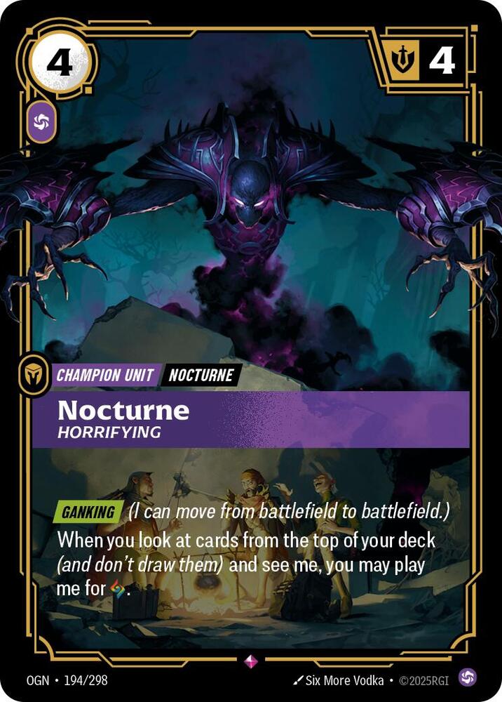 Nocturne - Horrifying 194/298 (Origins)  - Foil