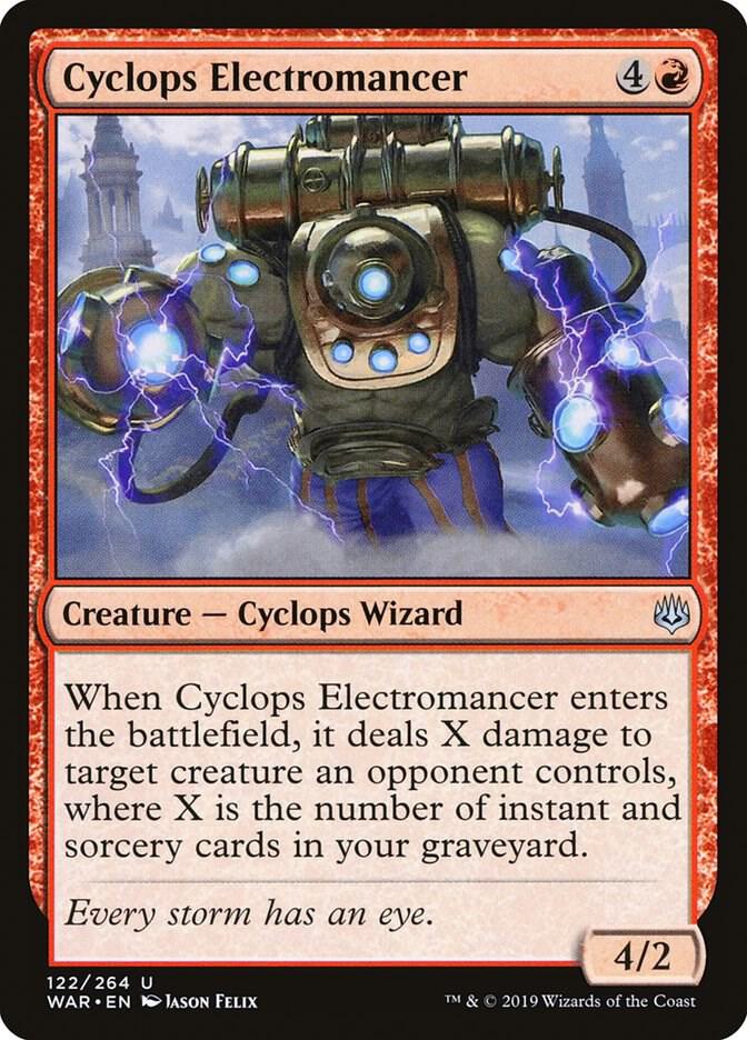 Cyclops Electromancer 122/264 (War of the Spark) 