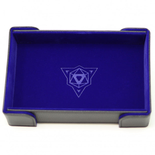 Die Hard Dice Folding Rectangle Tray - Blue Velvet