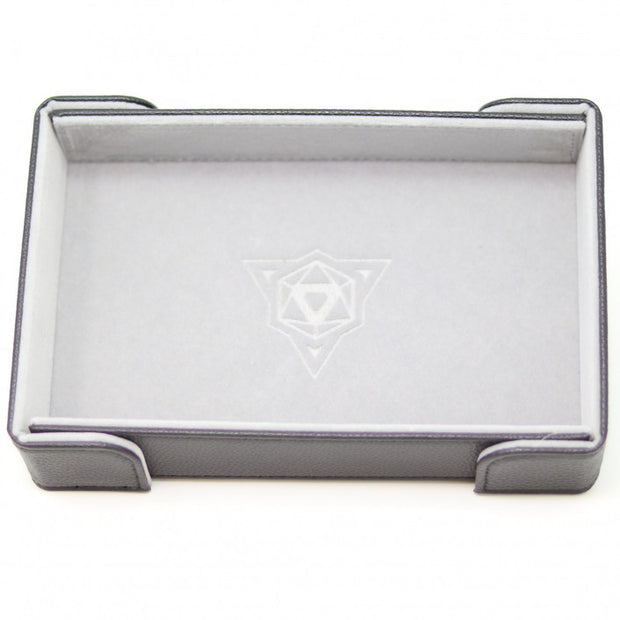 Die Hard Dice Folding Rectangle Tray - Gray Velvet