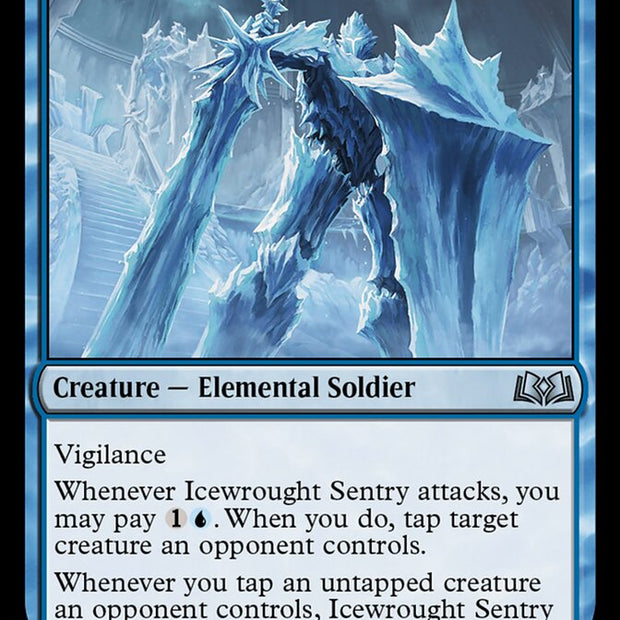 Icewrought Sentry 55 (Wilds of Eldraine)  - Foil