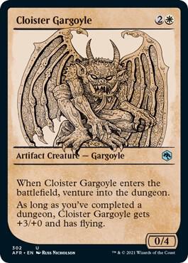 Cloister Gargoyle Showcase 302 (Adventures in the Forgotten Realms) 