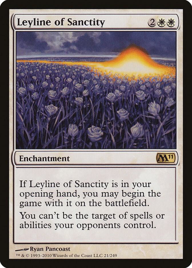 Leyline of Sanctity 21/249 (Magic 2011 (M11)) 