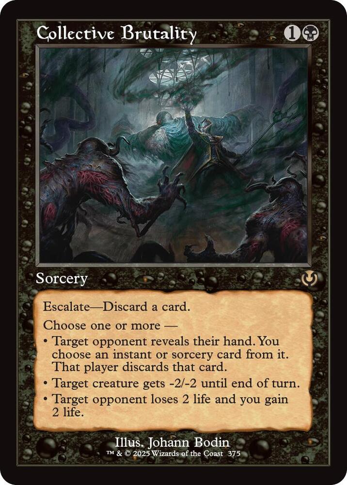 Collective Brutality 375/287 (Innistrad Remastered)  - Retro Foil