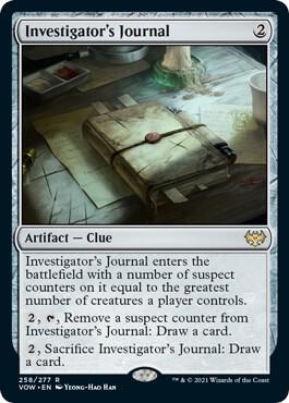 Investigators Journal 258/277 (Innistrad: Crimson Vow) 