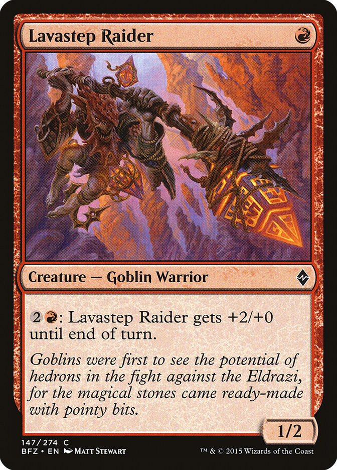 Lavastep Raider 147/274 (Battle for Zendikar) 