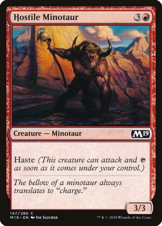 Hostile Minotaur 147/280 (Core Set 2019) 