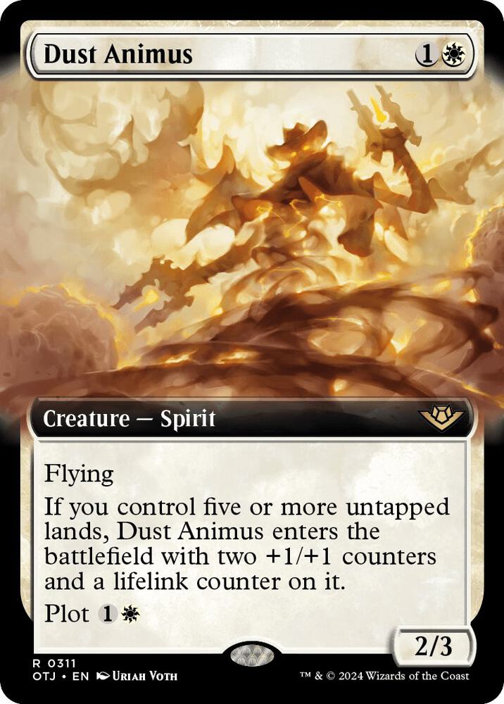 Dust Animus 311/286 (Outlaws of Thunder Junction)  - Extended Art Foil