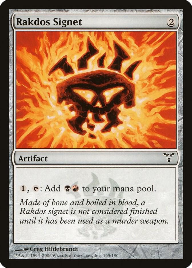 Rakdos Signet 165/180 (Dissension) 